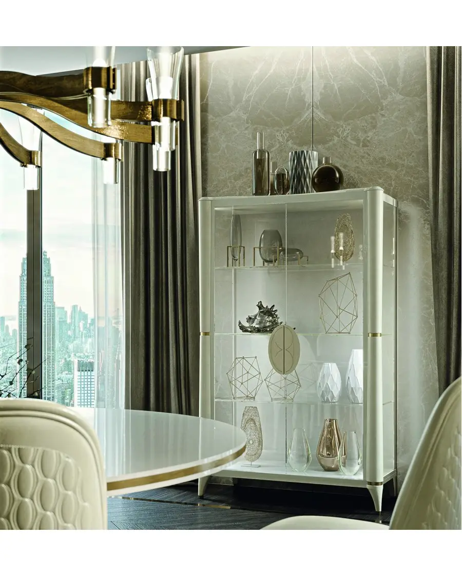 Ellipse two door glass cabinet, Francesco Pasi, supplementary photo, photo 5 of 10