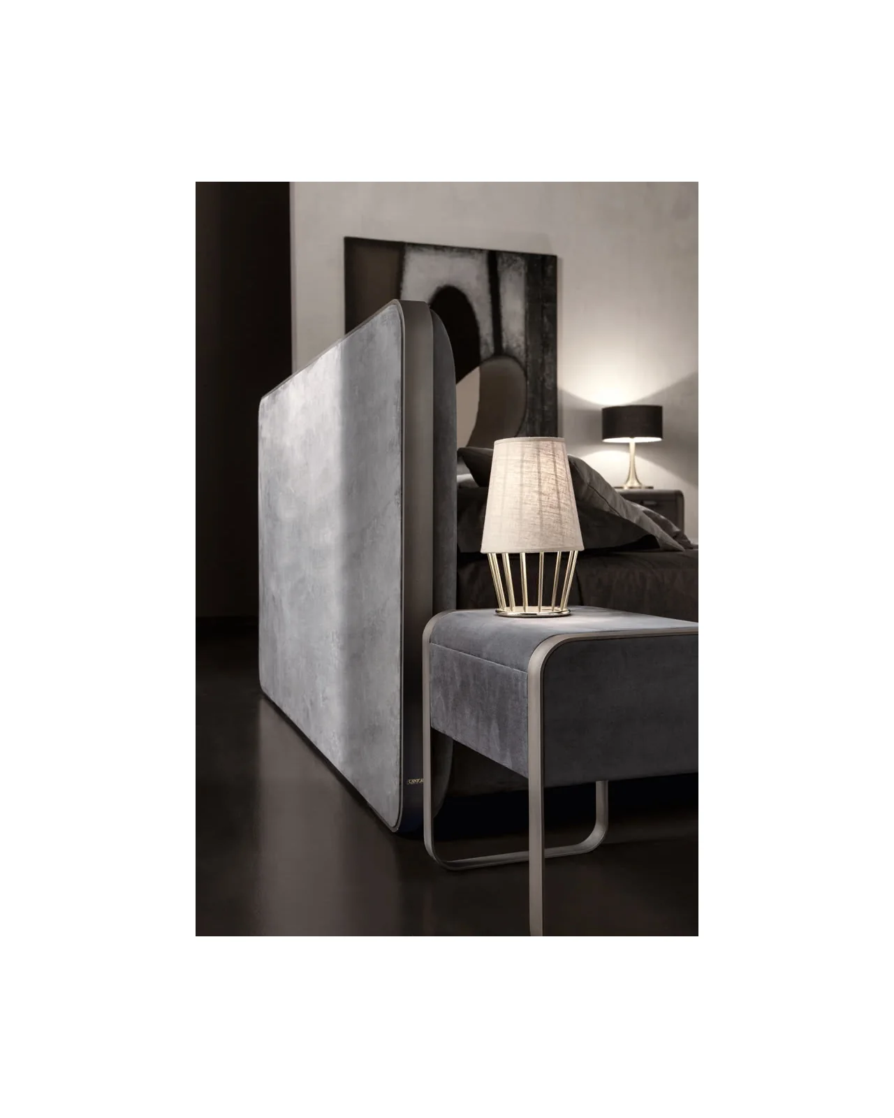 Elvis bed by Cantori, in an interior setting, photo 5 of 8, Nobili Design catalog
