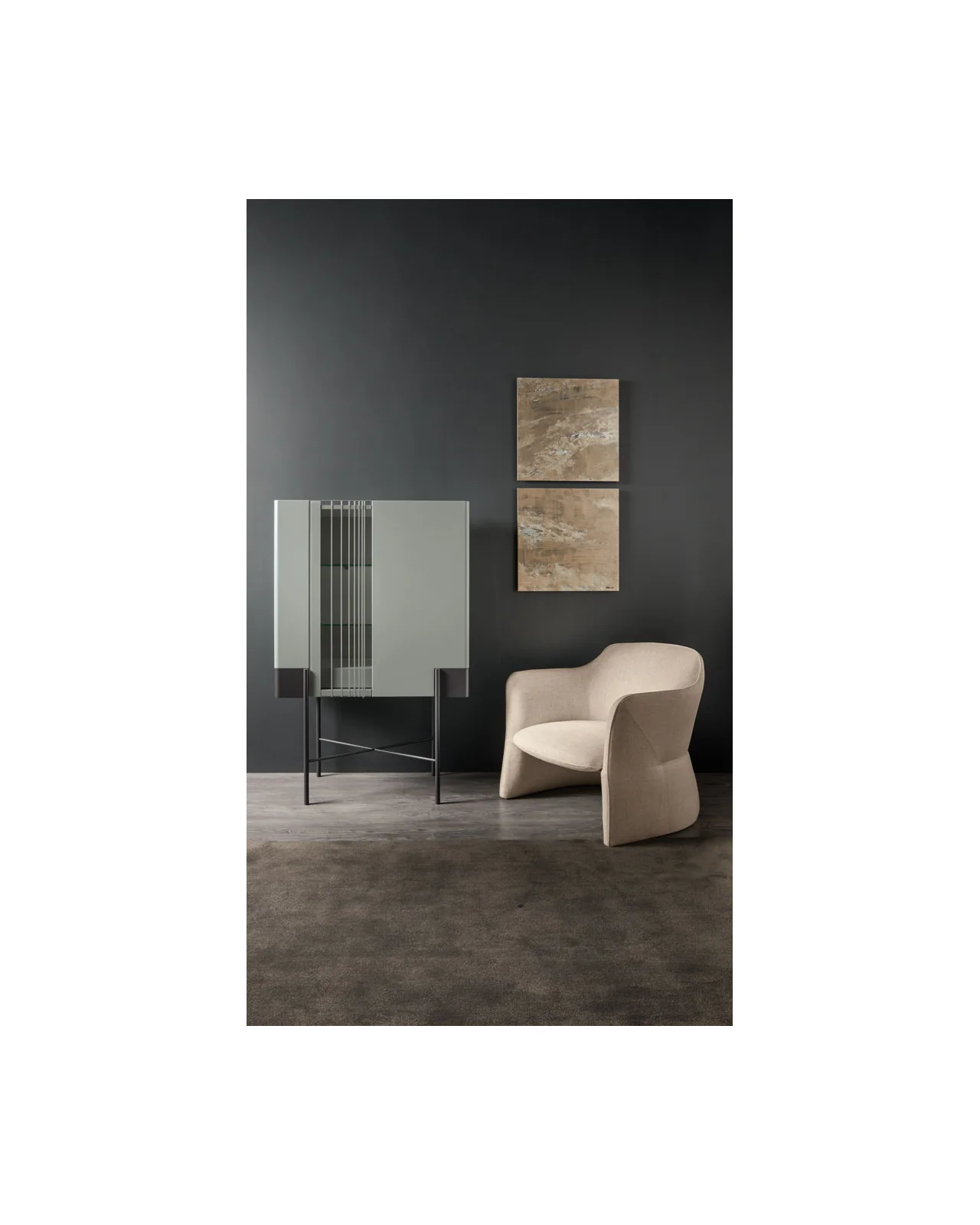 Karina armchair by Cantori, in an interior setting, photo 5 of 8