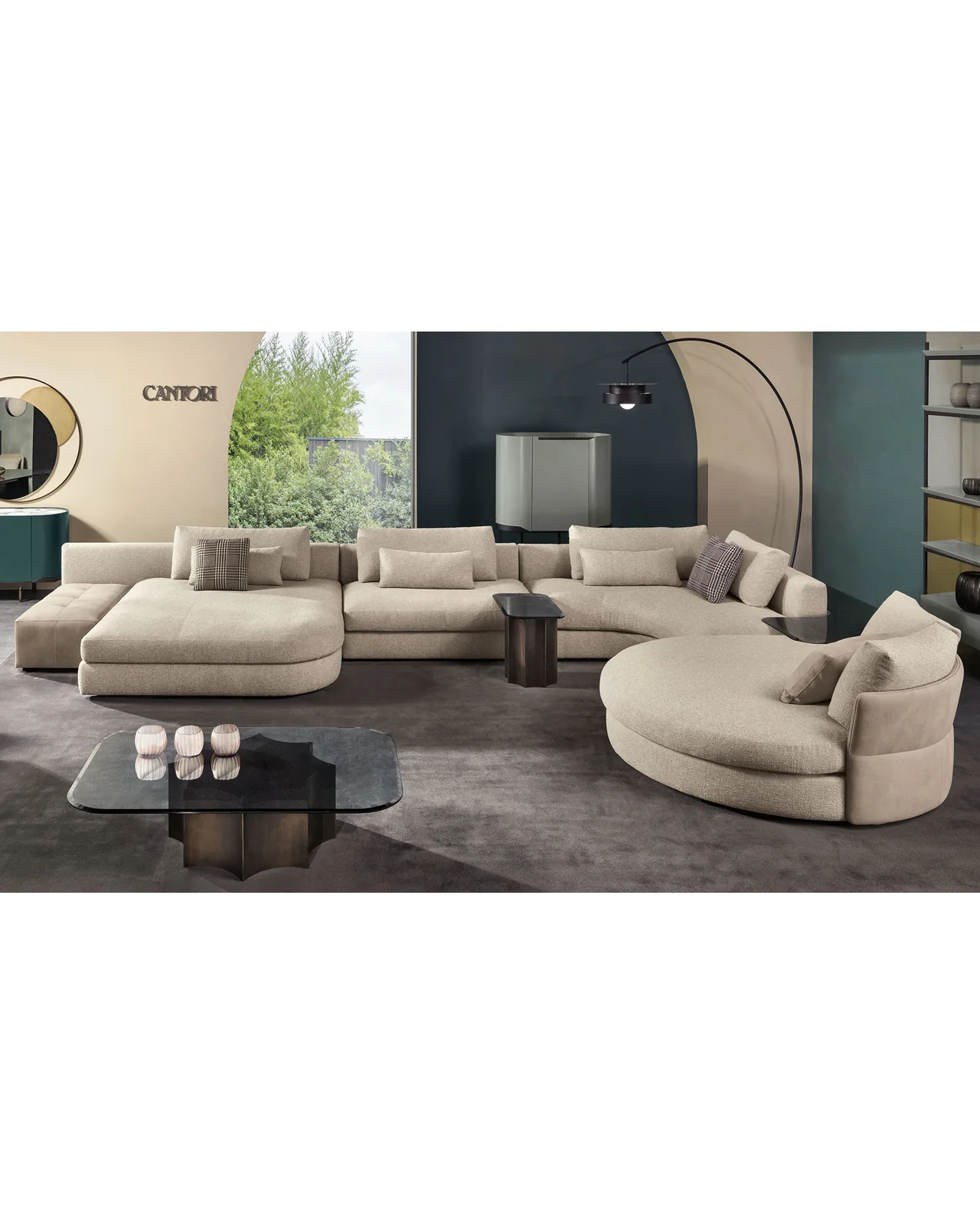 Oasi modular sofa by Cantori, in an interior setting, photo 9 of 12