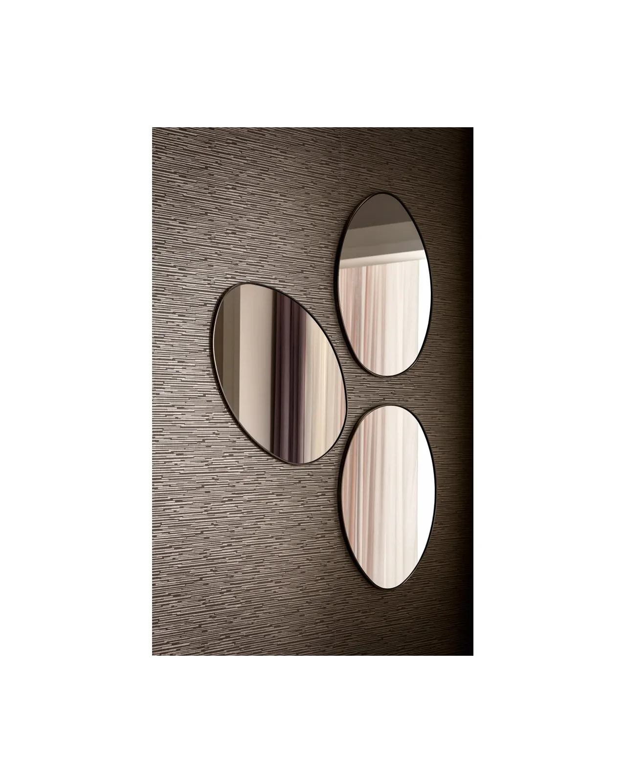 Stone Mirror by Cantori, in an interior setting, photo 3 of 6
