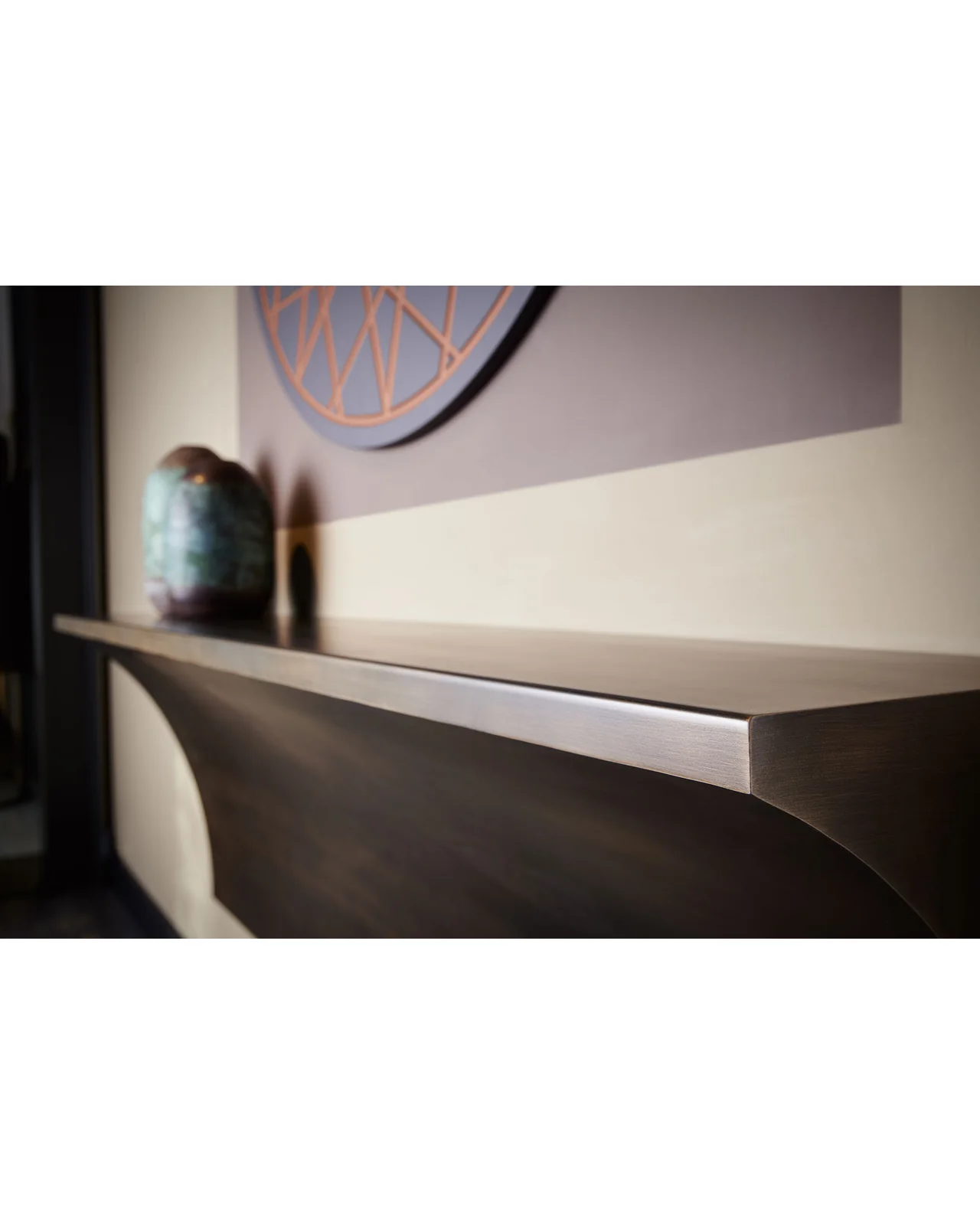 Tropea console table by Cantori, in an interior setting, photo 3 of 7