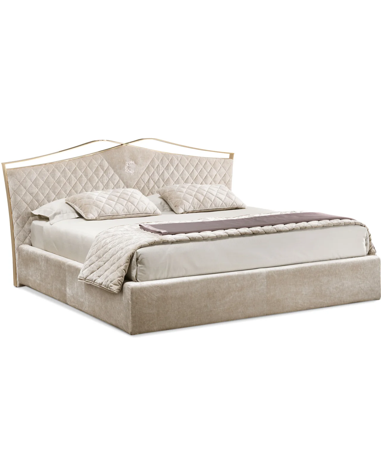 Letto Valentino di Cantori, scatto in studio, foto 1 di 6, catalogo Nobili Design
