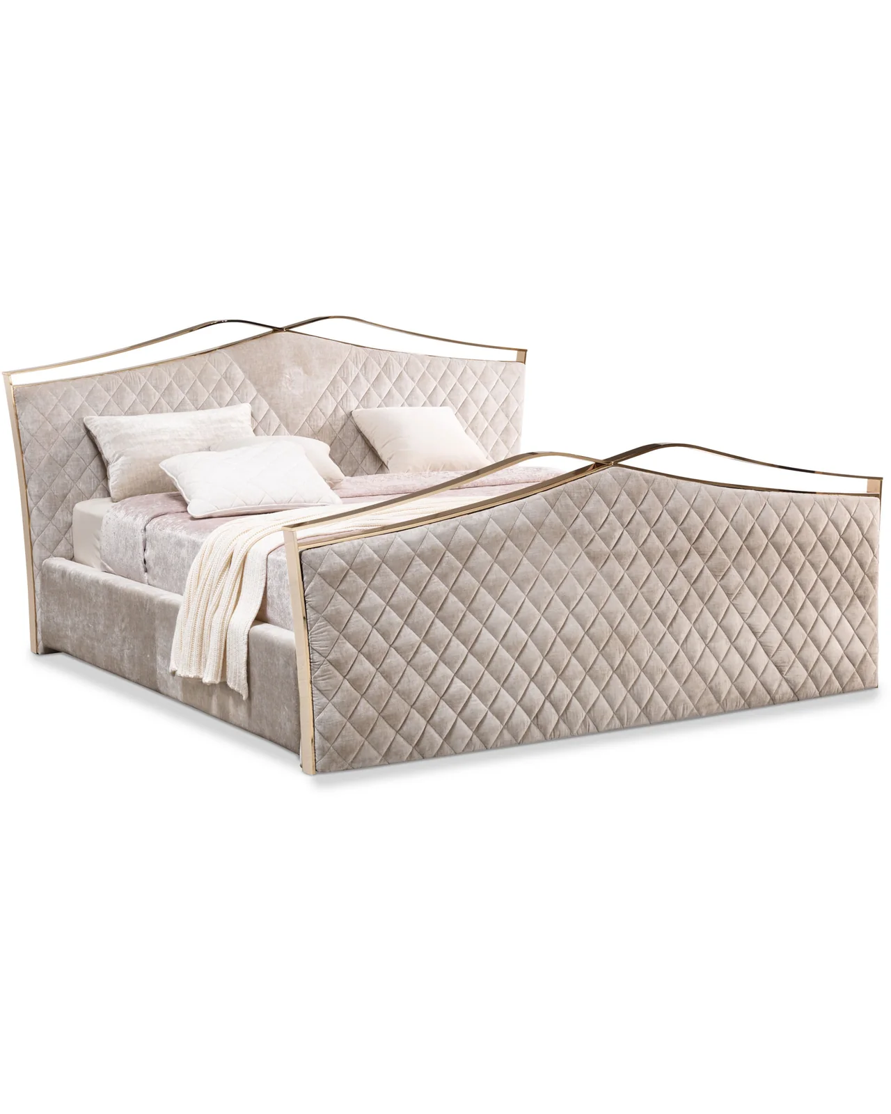 Letto Valentino di Cantori, scatto in studio, foto 2 di 6, catalogo Nobili Design