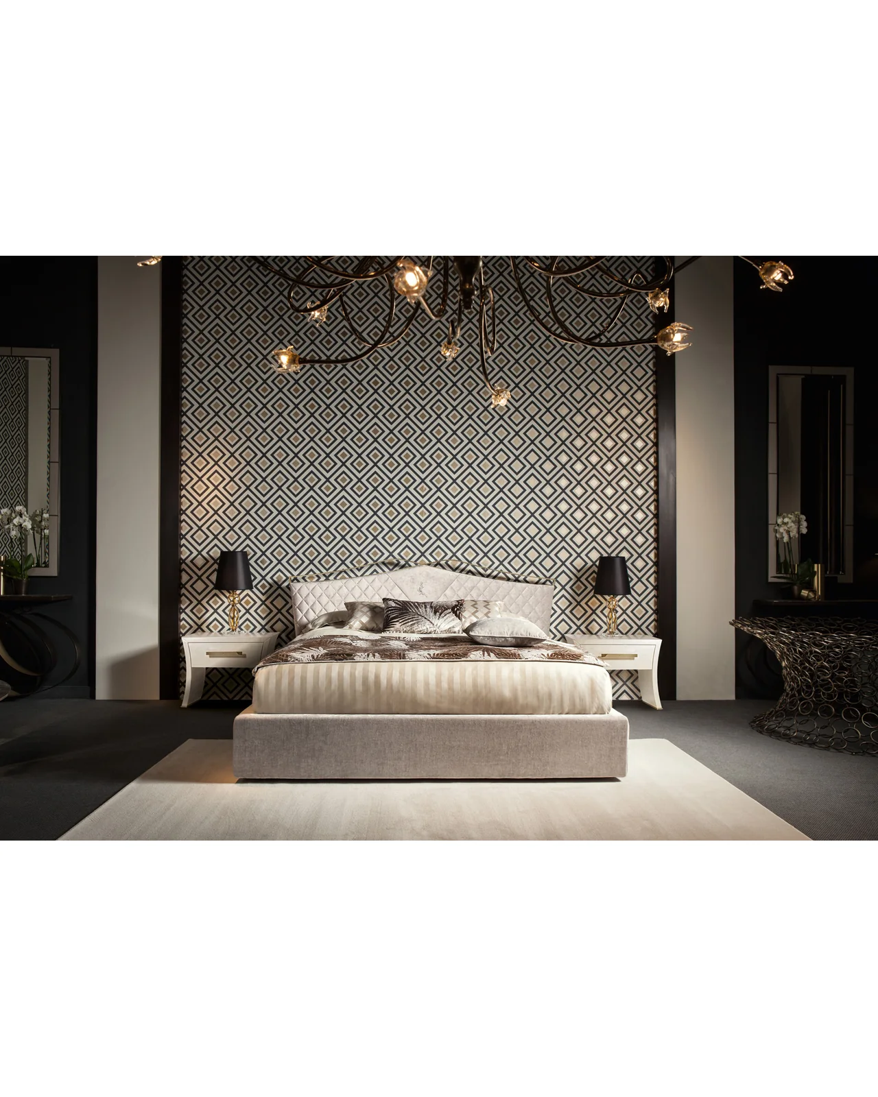 Letto Valentino di Cantori, ambientato, foto 4 di 6