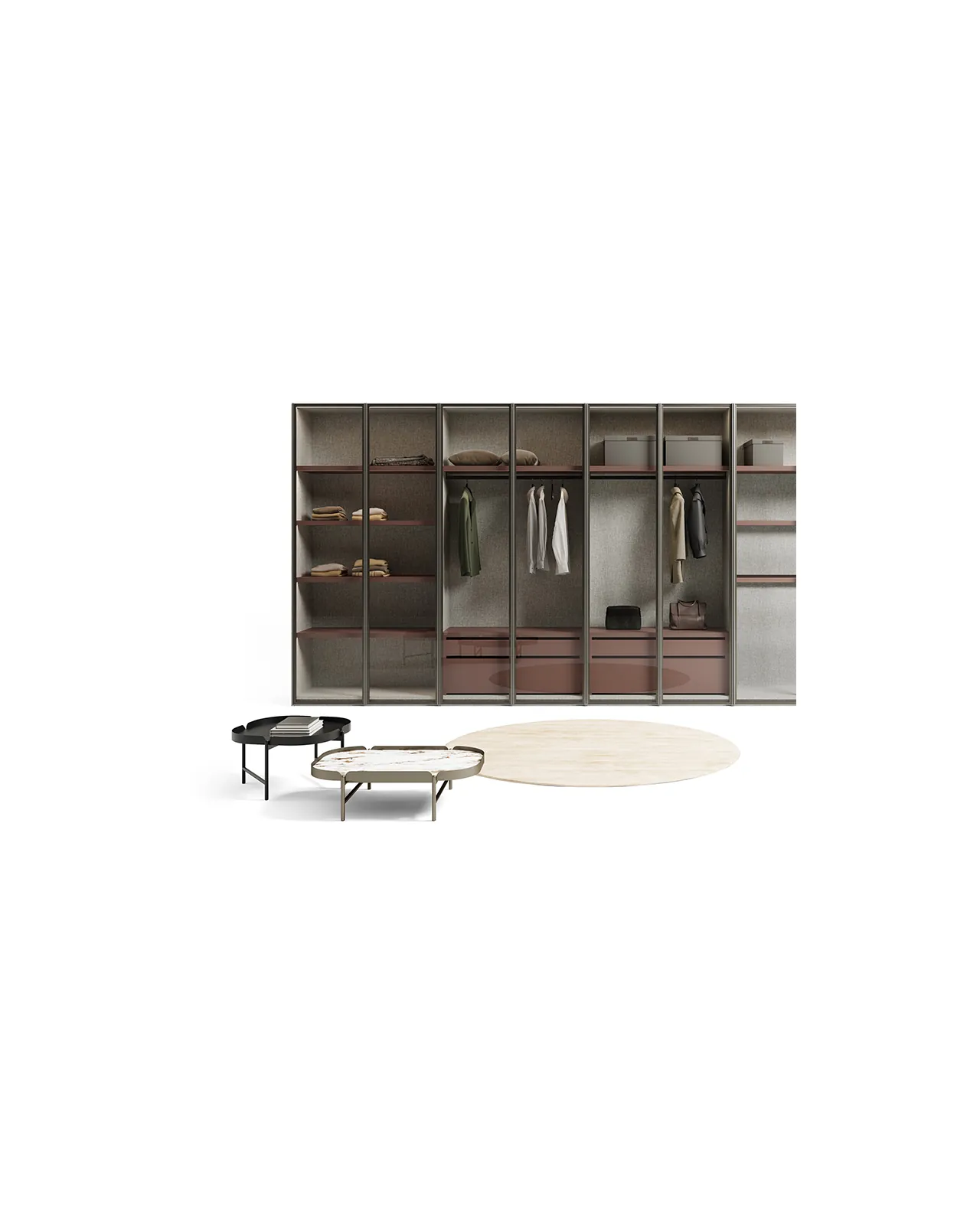 Glass Up wardrobe by Dall'Agnese, studio view, photo 1 of 5, Nobili Design catalog