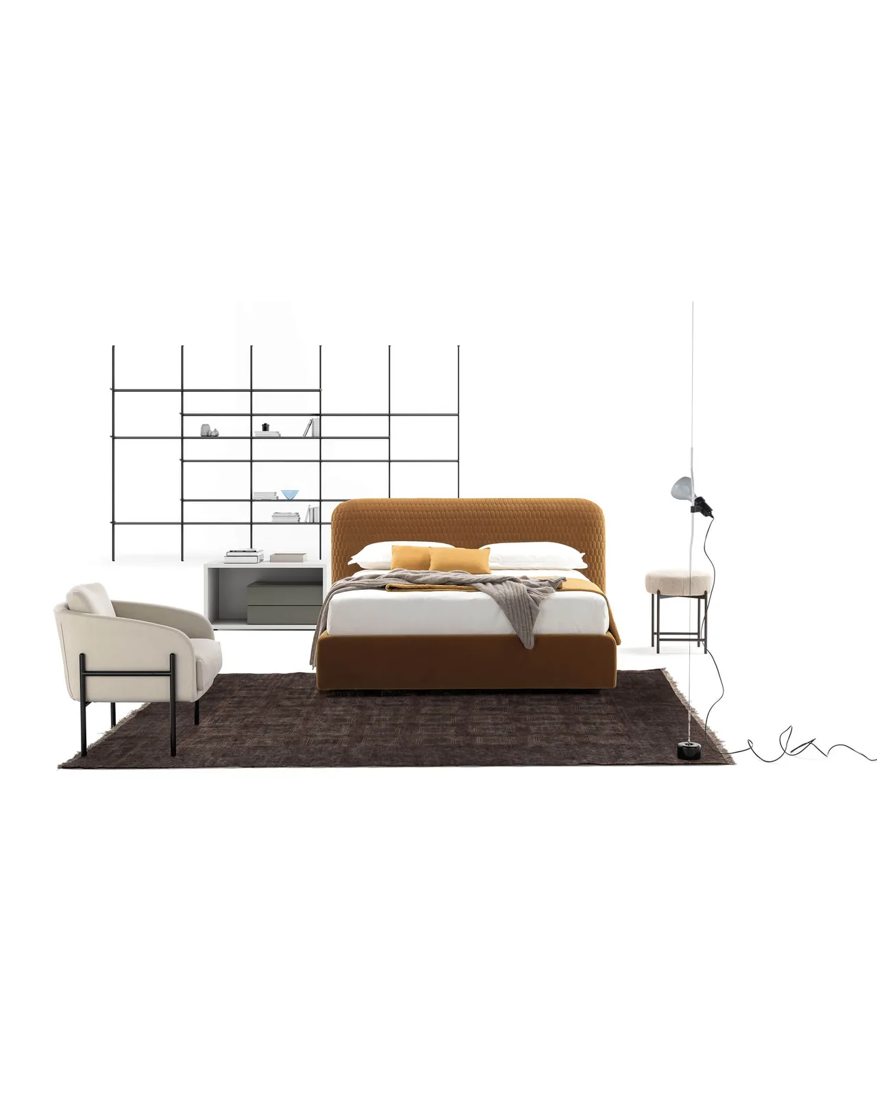 Hari bed by Dall'Agnese, studio view, photo 1 of 7, Nobili Design catalog