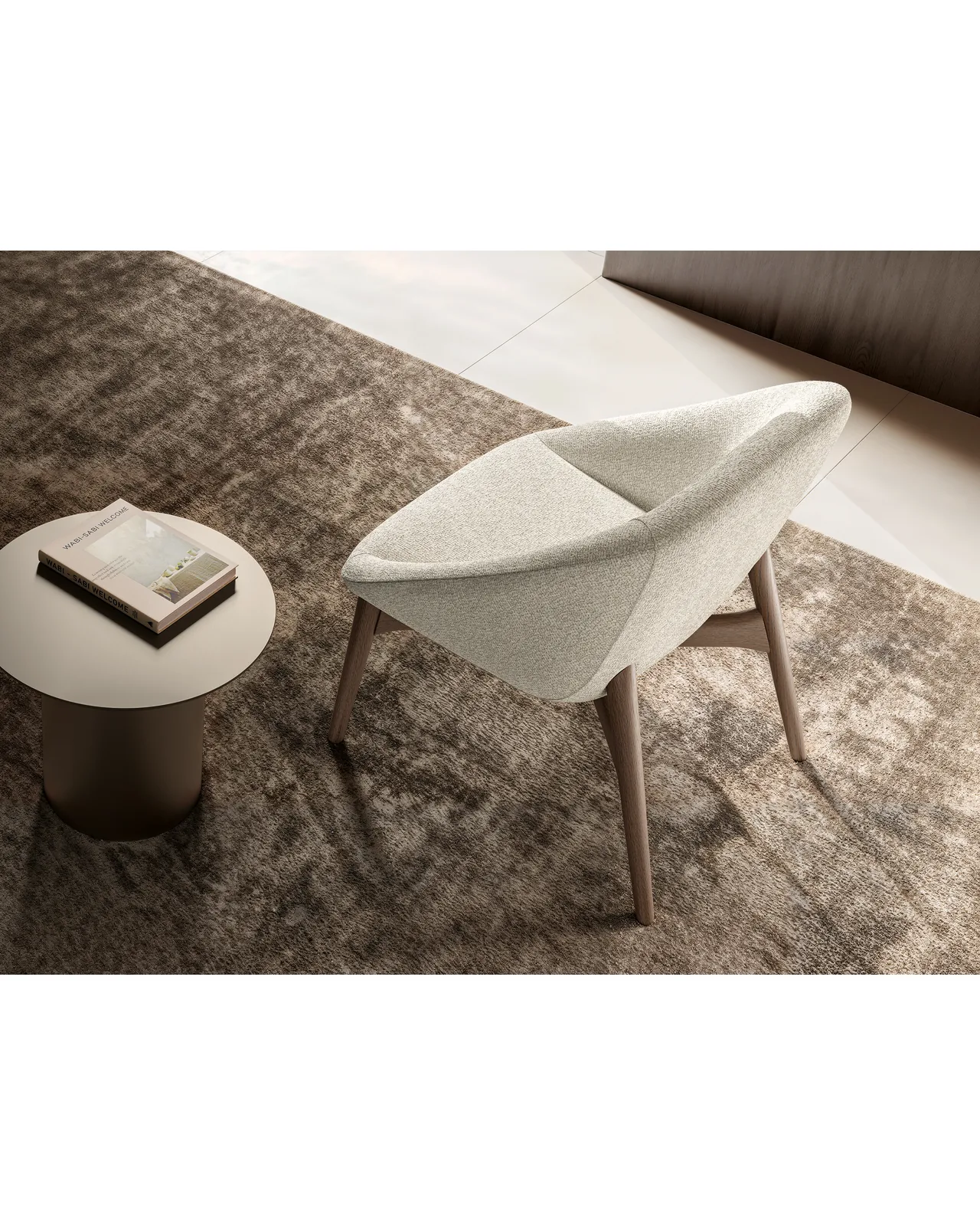 Le mans lounge armchair by Dall'Agnese, in an interior setting, photo 3 of 3