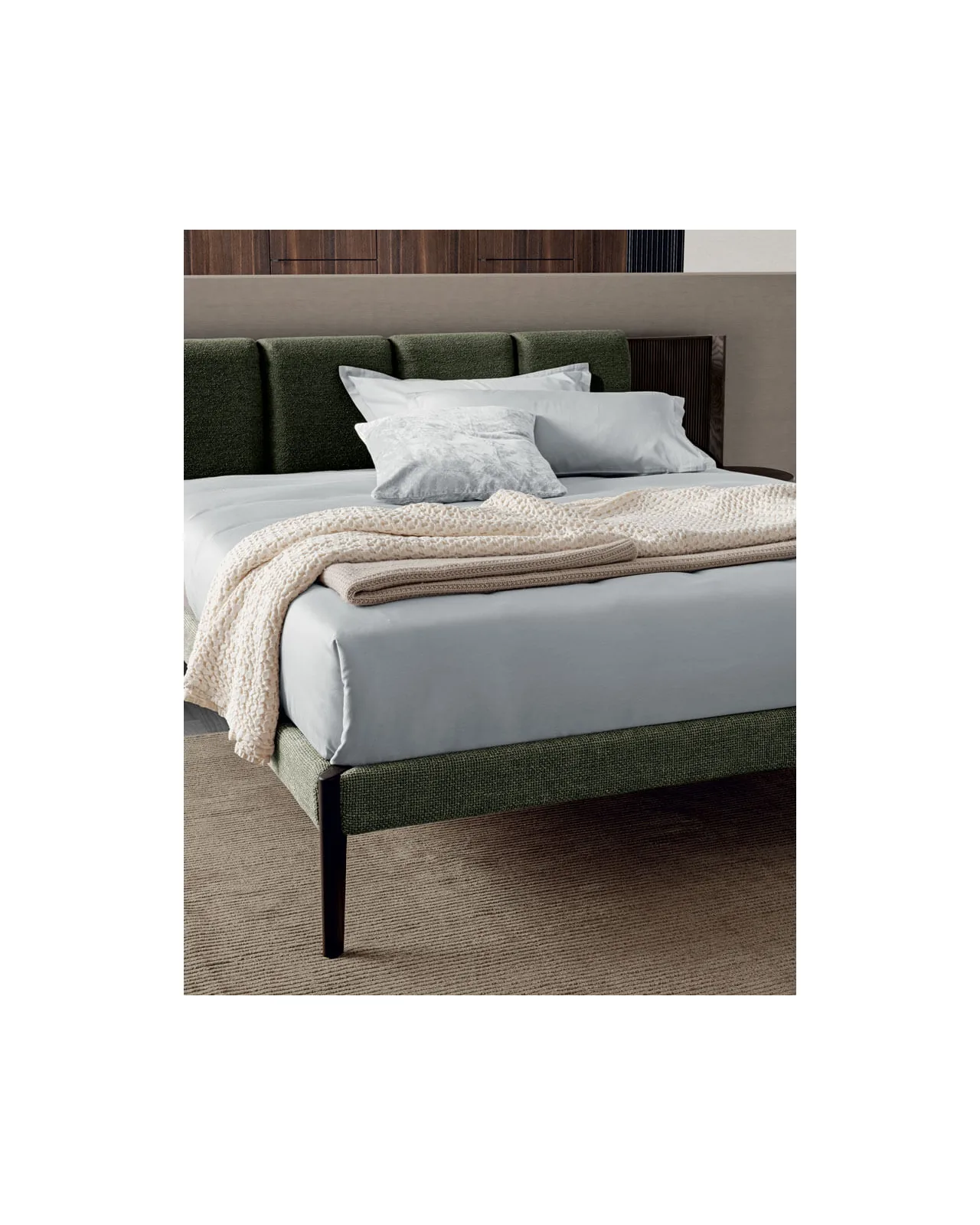 Letto Millerighe di Dall'Agnese, in un ambiente arredato, foto 4 di 7, catalogo Nobili Design