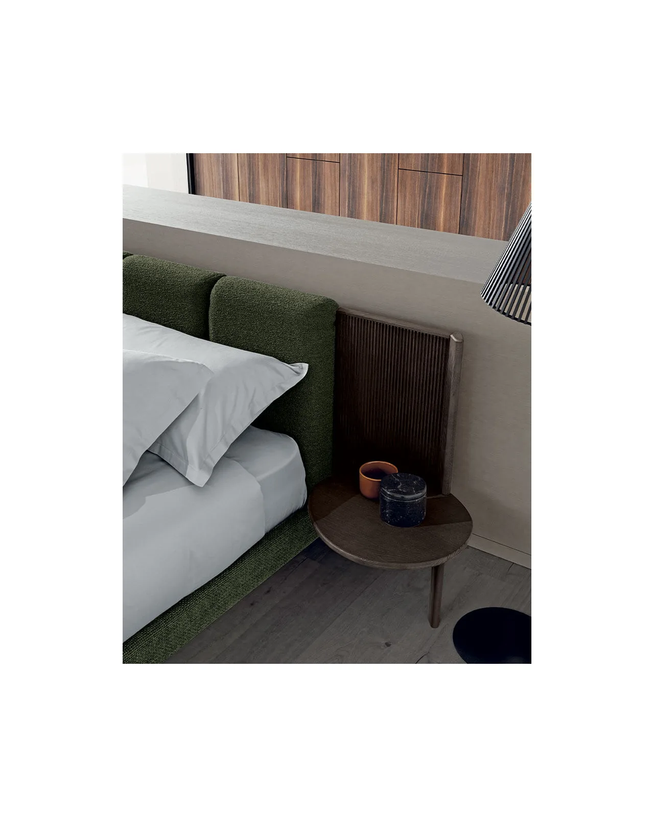 Letto Millerighe di Dall'Agnese, in un ambiente arredato, foto 5 di 7, catalogo Nobili Design