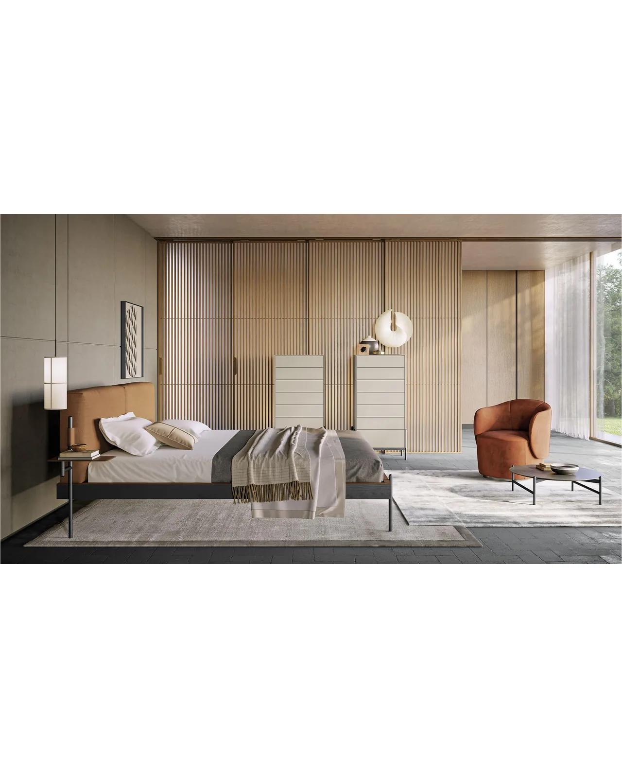 Supernova bed by Dall'Agnese, in an interior setting, photo 2 of 6, Nobili Design catalog