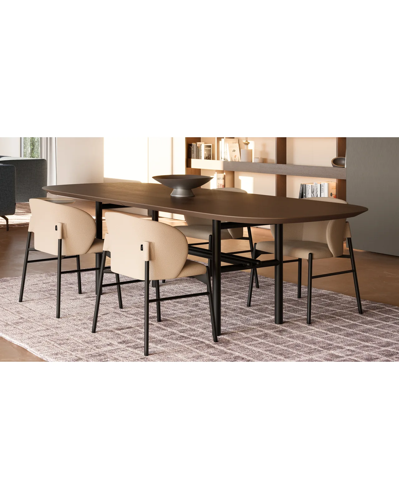 Supernova dining table by Dall'Agnese, in an interior setting, photo 2 of 5