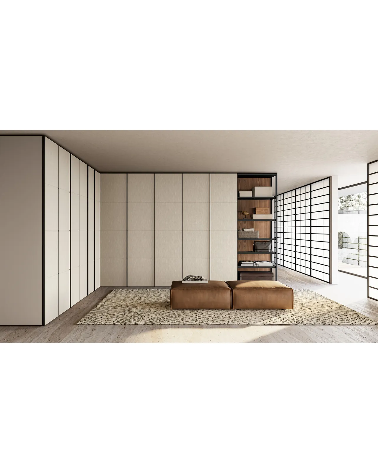 Armadio Tela di Dall'Agnese, in ambientazione, foto 2 di 4, catalogo Nobili Design