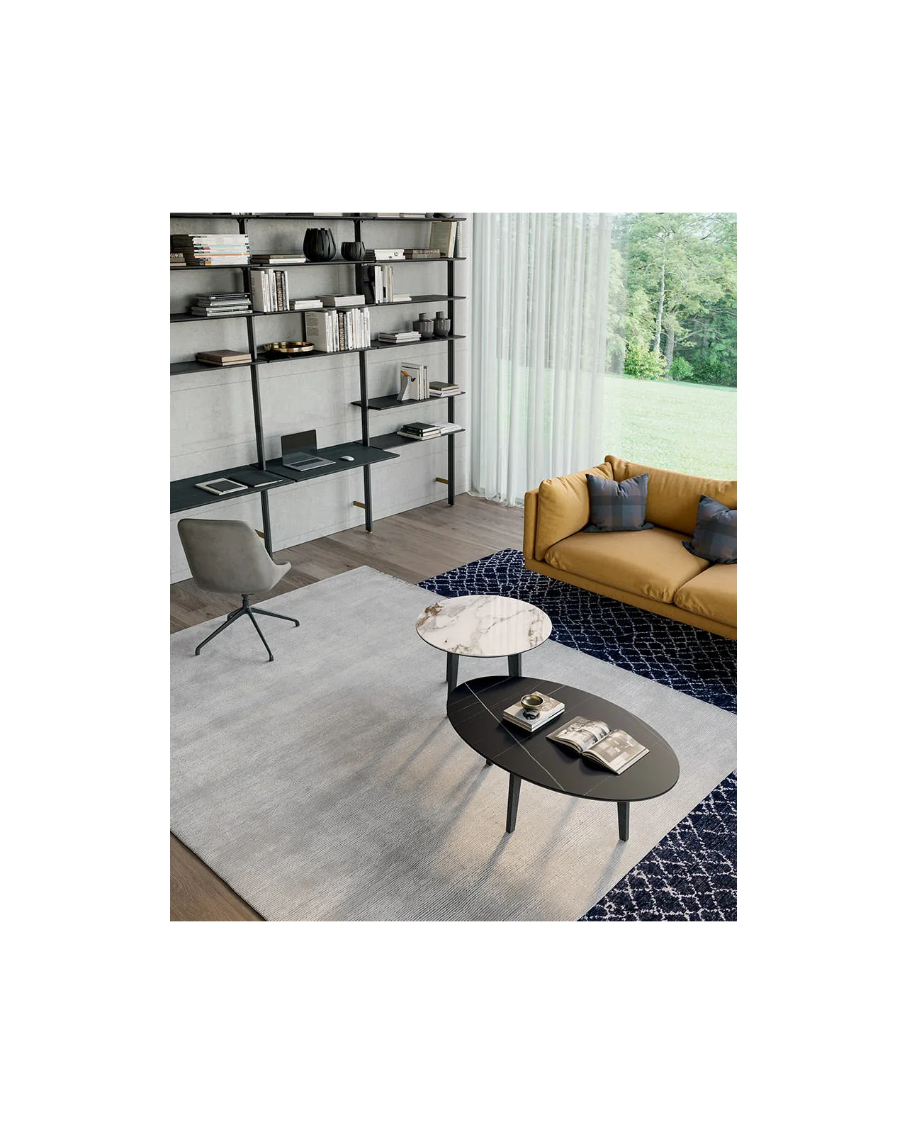 Zoe coffee table by Dall'Agnese, in an interior setting, photo 2 of 3