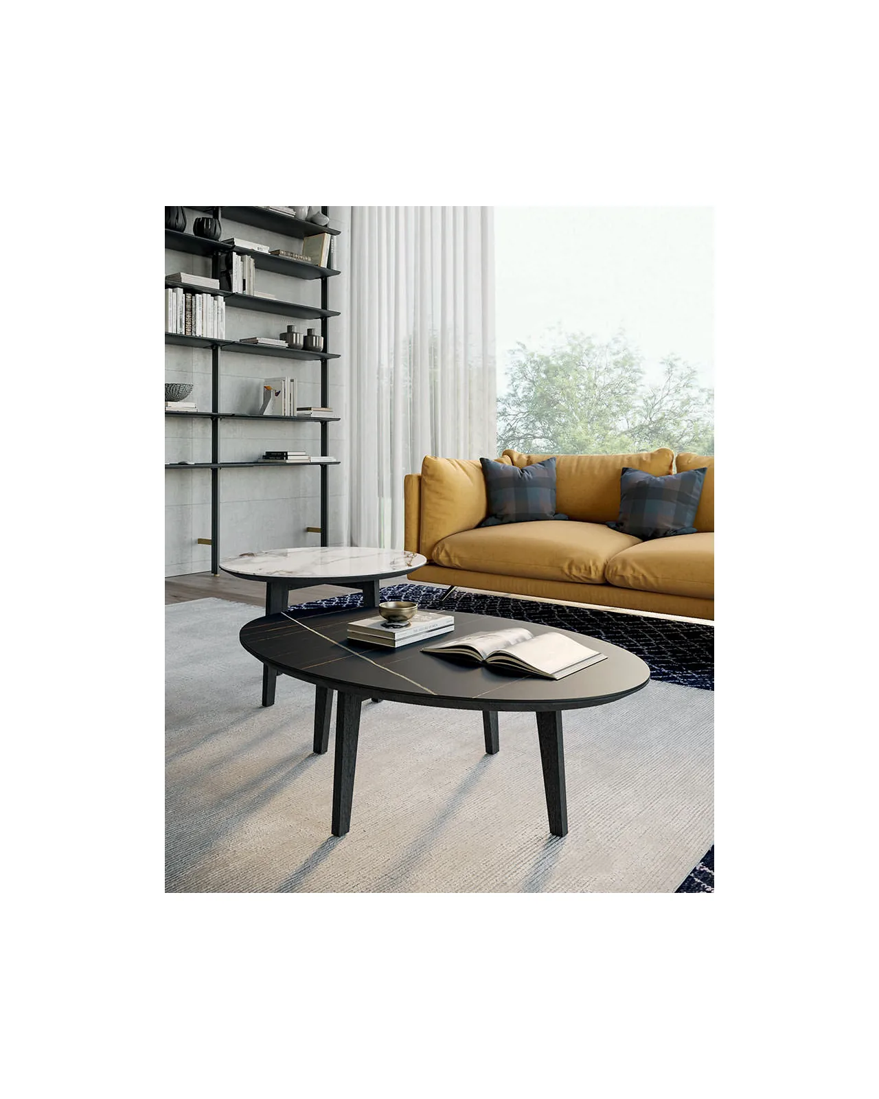 Zoe coffee table by Dall'Agnese, in an interior setting, photo 3 of 3