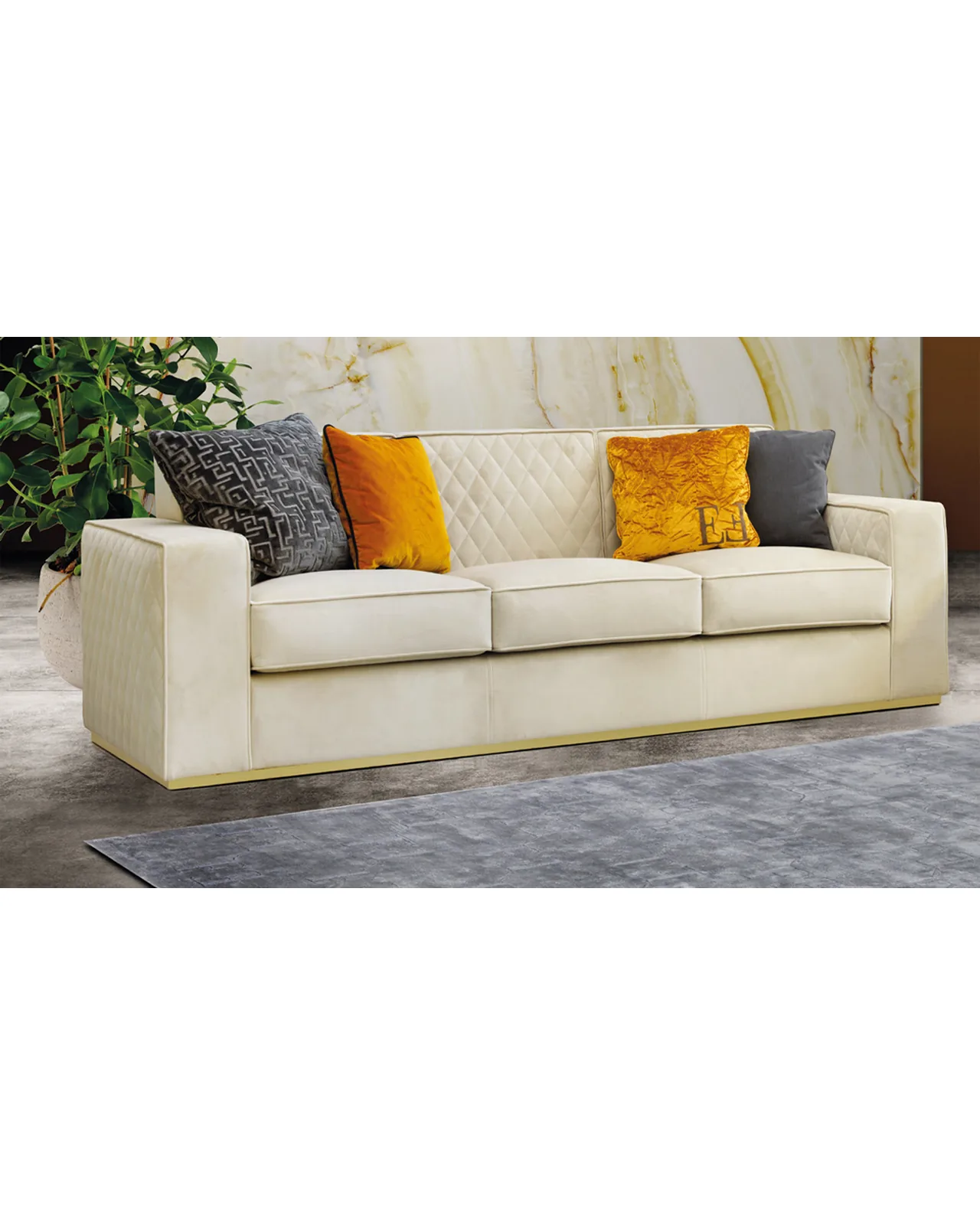 Pirite Sofa by Epoque, Exence collection, luxury Italian sofa in a contemporary living room interior, photo 2 of 3