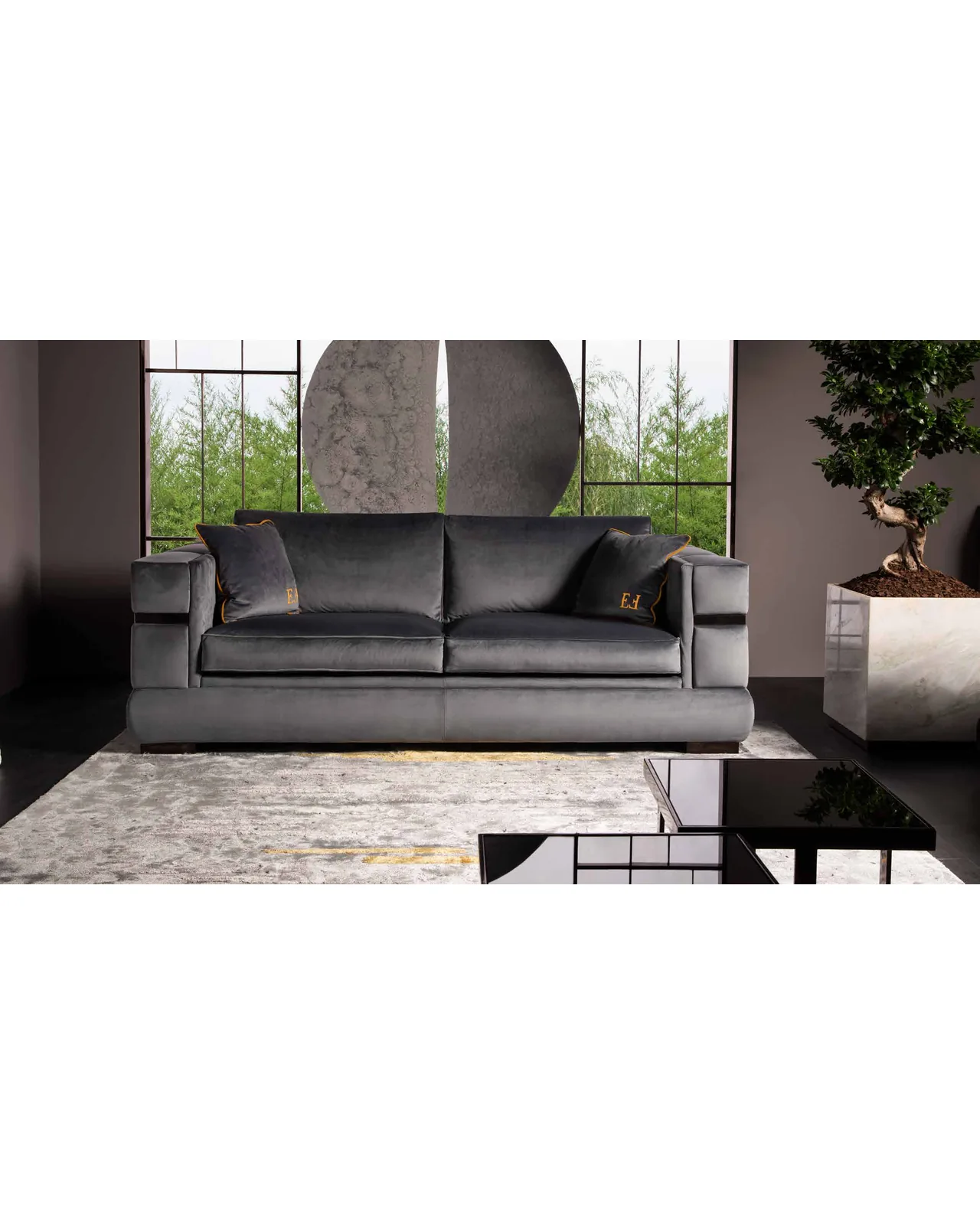 Talco Sofa by Epoque, Exence collection, Italian sofa in a modern living room, photo 1 of 5