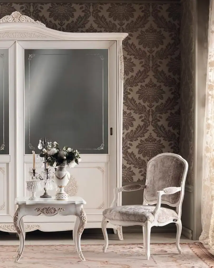 Gran Guardia Wardrobe 2066 by Francesco Pasi, Gran Guardia bedroom set, Venetian carved furniture