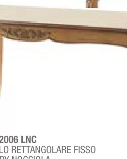 Gran Guardia Fixed Rectangular Table, Dining Room Furniture, in Solid beech and poplar, Veneto classical Italian style, by Francesco Pasi