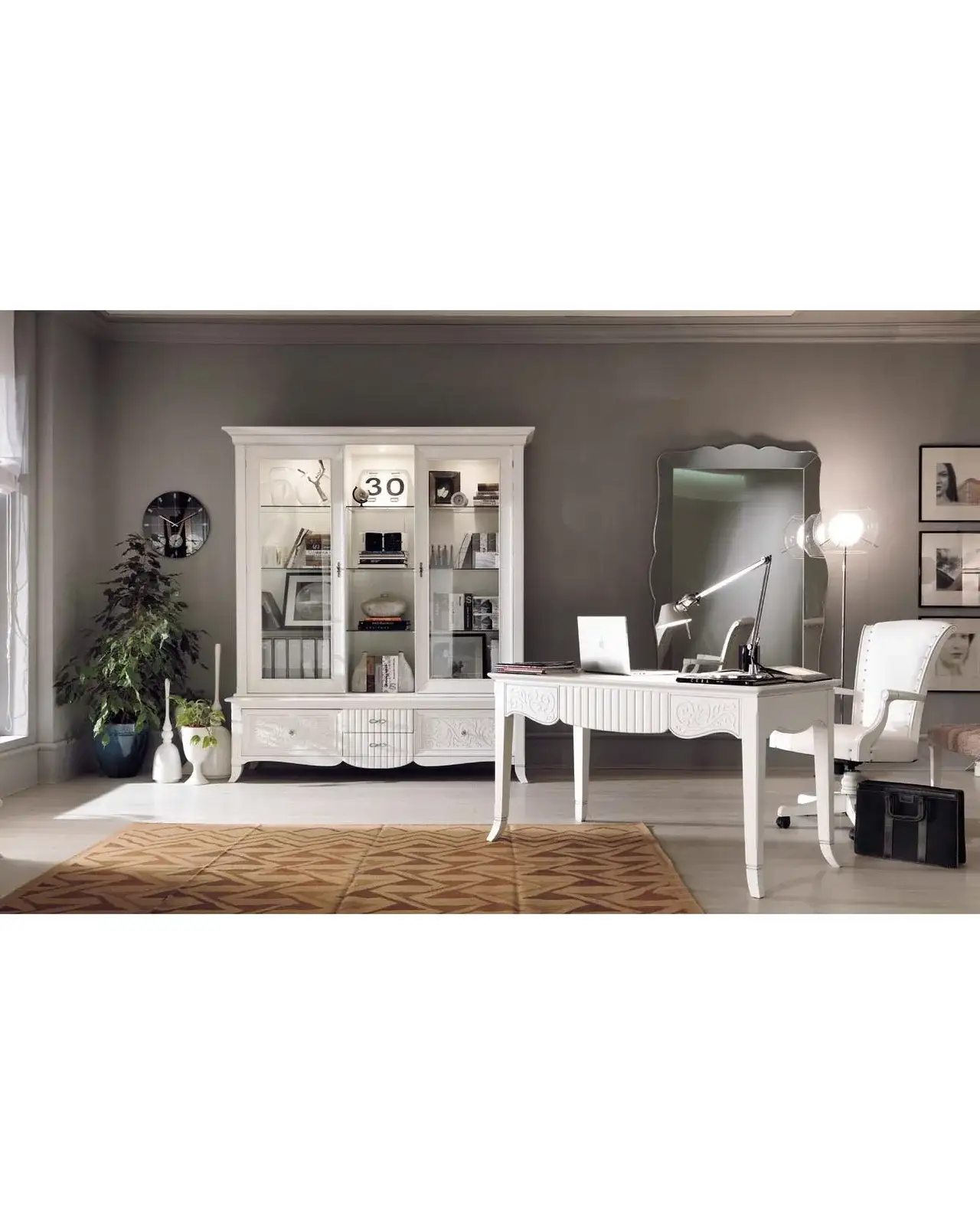 New Deco Bookcase, Base and Riser – Francesco Pasi New Decò, in a living room setting