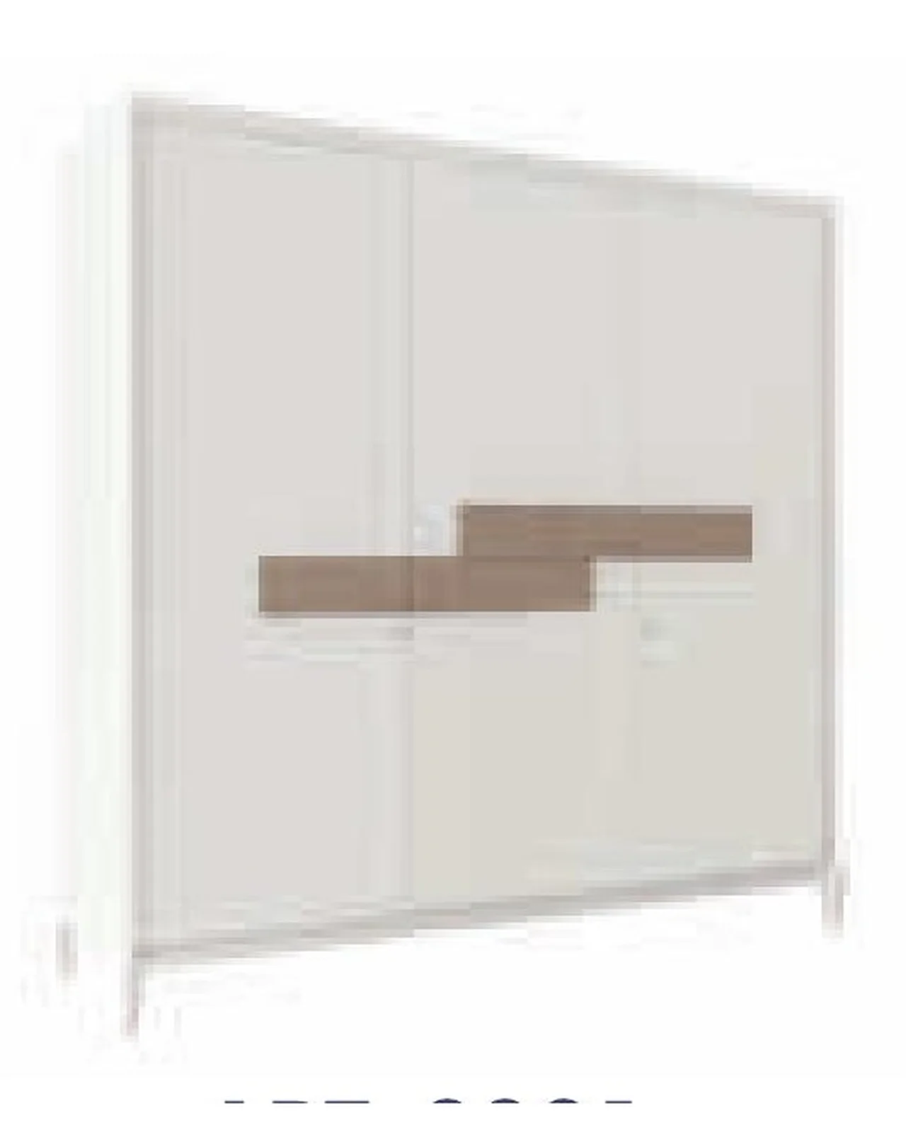 Ocean Wardrobe, Natural oak facade by Francesco Pasi, modern Italian bedroom set, three-door wardrobe