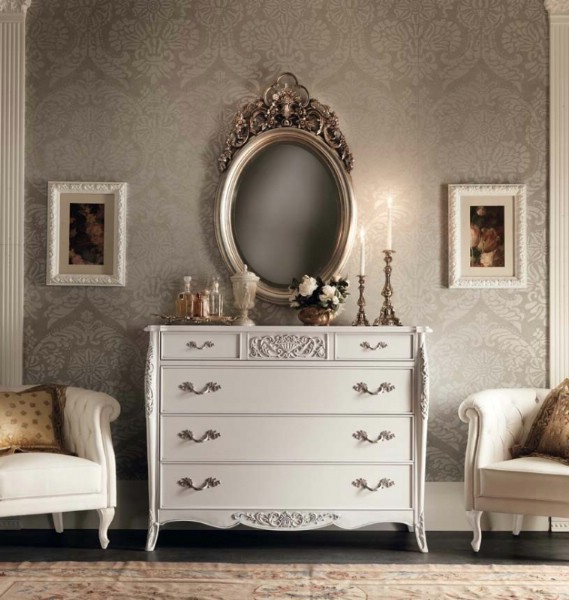 Classic bedroom wardrobe with 2 doors made of wood Gran Guardia 5