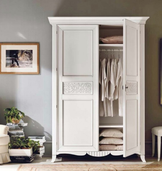 Classic bedroom wardrobe made of wood New Deco 3
