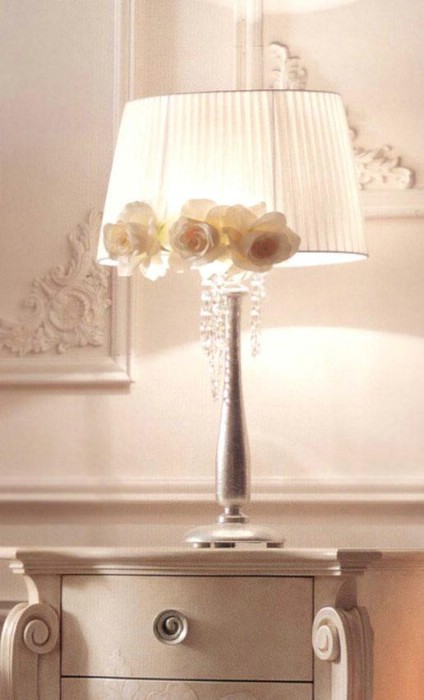Mobili classici bianchi di lusso per camera da letto Charlotte 6