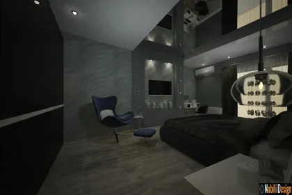 Interior design modern apartment in Marseille France  