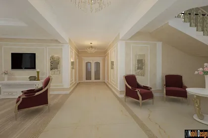 Classic luxury style interior design project for a beautiful home 