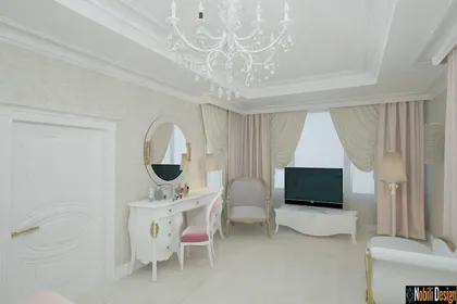 Classic luxury style interior design project for a beautiful home 