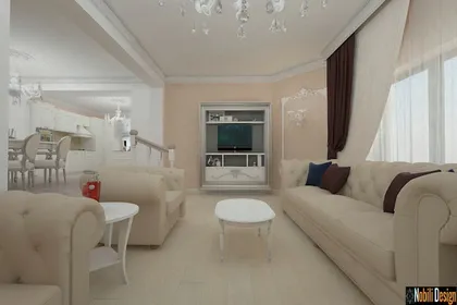Classic interior design house project 