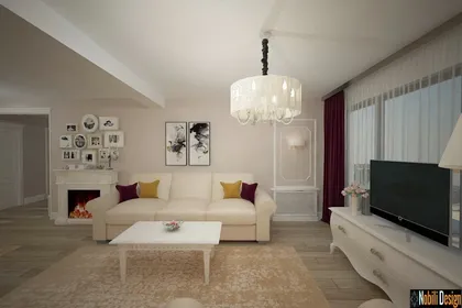Interior classic house project in Monaco