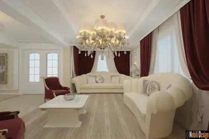 Classic style interior design project for a home in Monaco