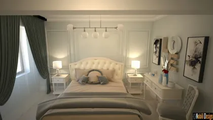 Classic interior design apartment project in Monaco