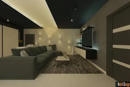 Interior design concept modern apartment in Manchester