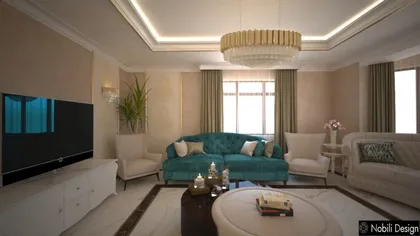 Luxury interior design classic house