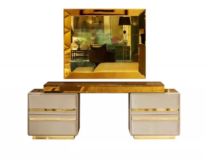 High End 4 Drawer Luxury Dressing Table - Gattopardo