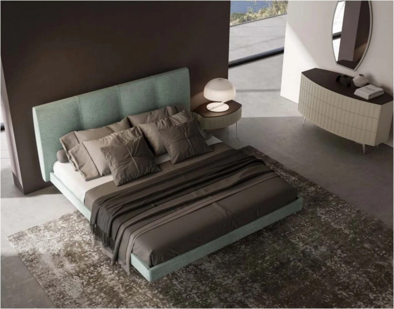 Oceano High Quality Bedroom Set, Italian bedroom set made to order for your room