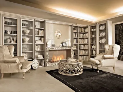 Brera Bookcase, Italian living room furniture