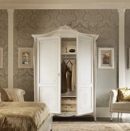 Dettaglio dell'armadio, mobili italiani per la camera da letto