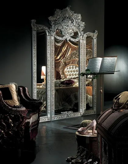 Mobili classici per camera da letto, collezione Emotion, mobili classici