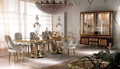Italian Luxury Furniture Arya Dining Room, exclusive furniture