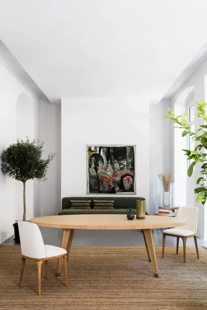 FABRIZIO dining table, AMALFI dining chair, Italian dining chairs