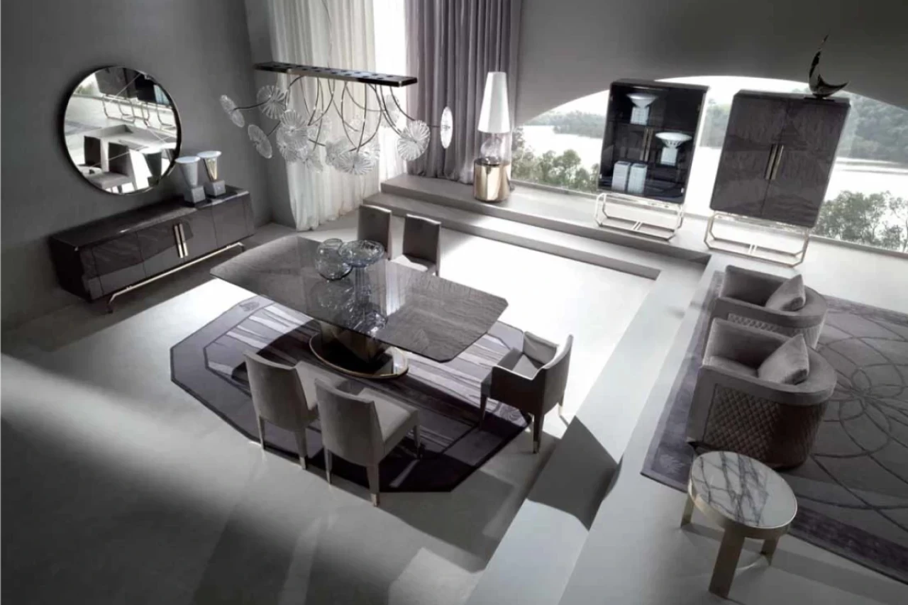 Designer furniture for refined Italian living dining and bedroom interiors
